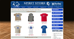 Desktop Screenshot of hardingspiritstore.com